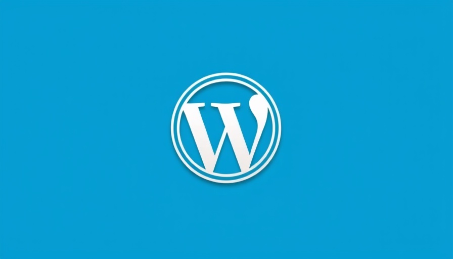 WordPress logo on blue background for leadership development