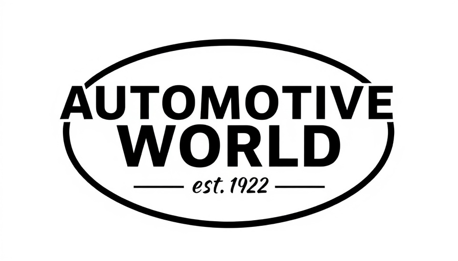 Automotive World logo in black and white graphic