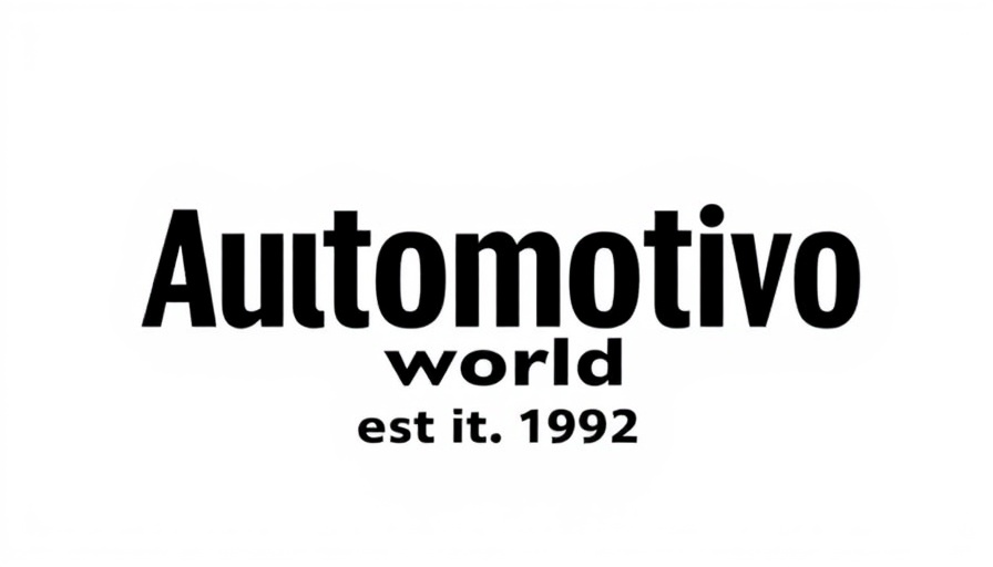 Automotive World est. 1992 logo, Hyundai EV India