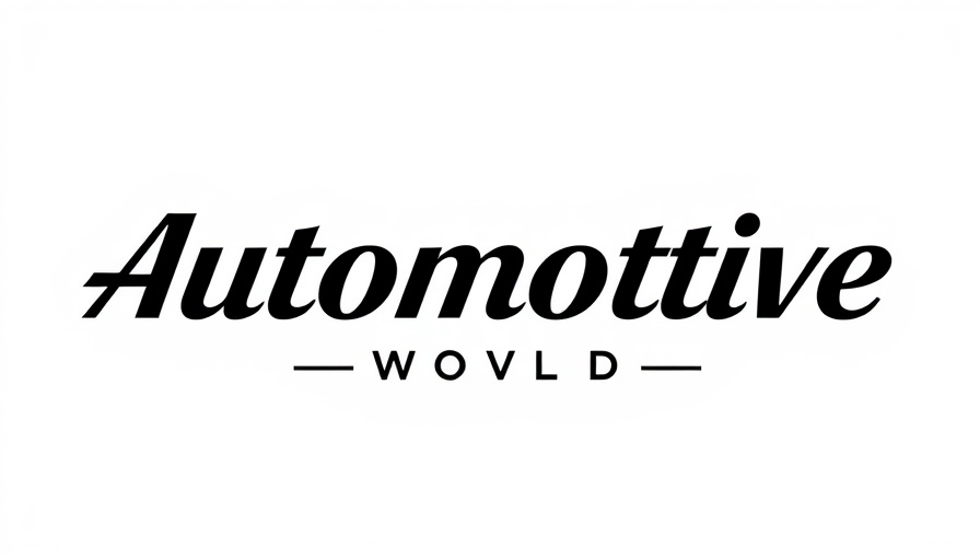 Automotive World established 1992 logo, black text.