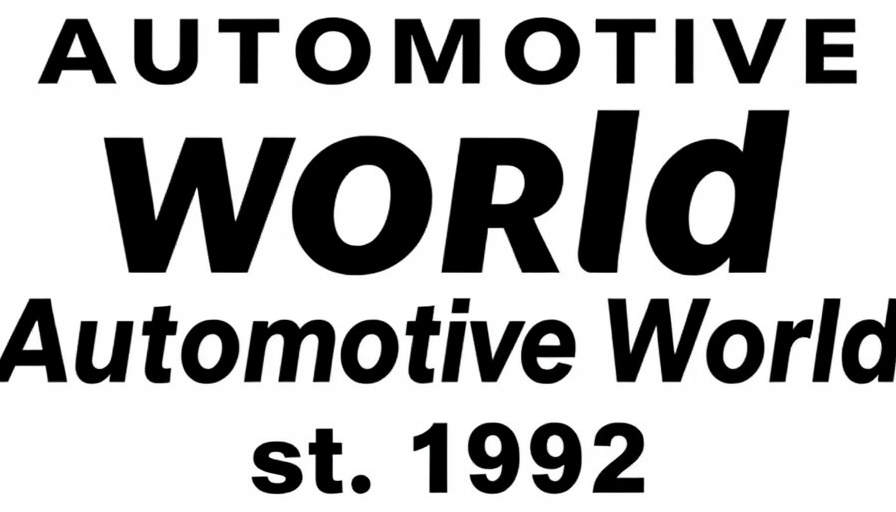 Automotive World logo, established in 1992.