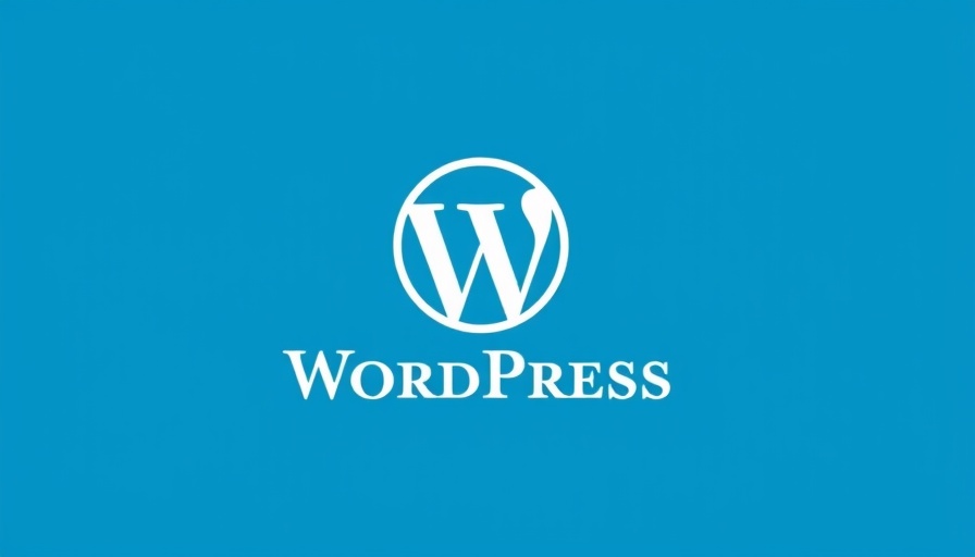 WordPress logo symbolizing trust in leadership on blue background.