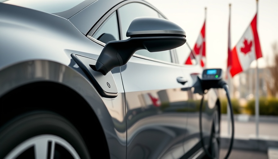 Electric vehicle charging with Canadian flags, vendor integration concept