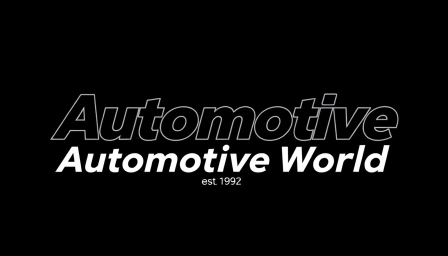 Automotive World logo est. 1992, modern typography.