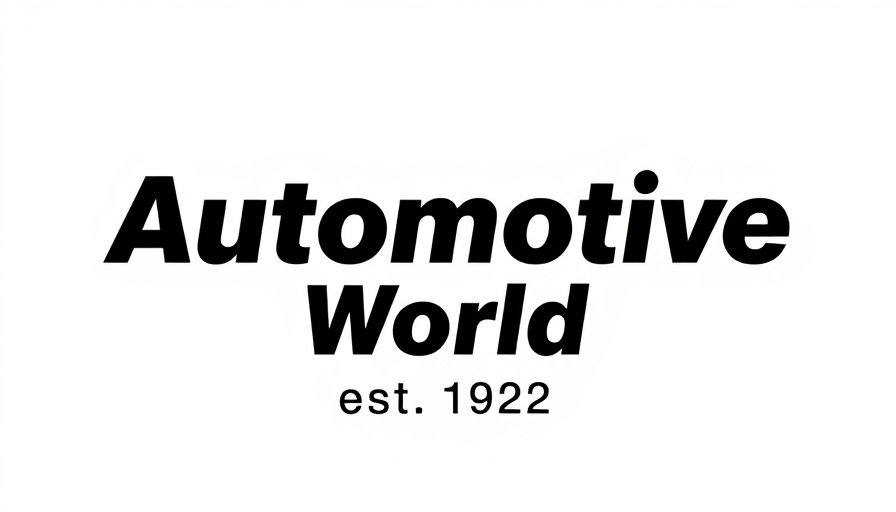 Logo of Automotive World with 'est. 1992', black text on transparent