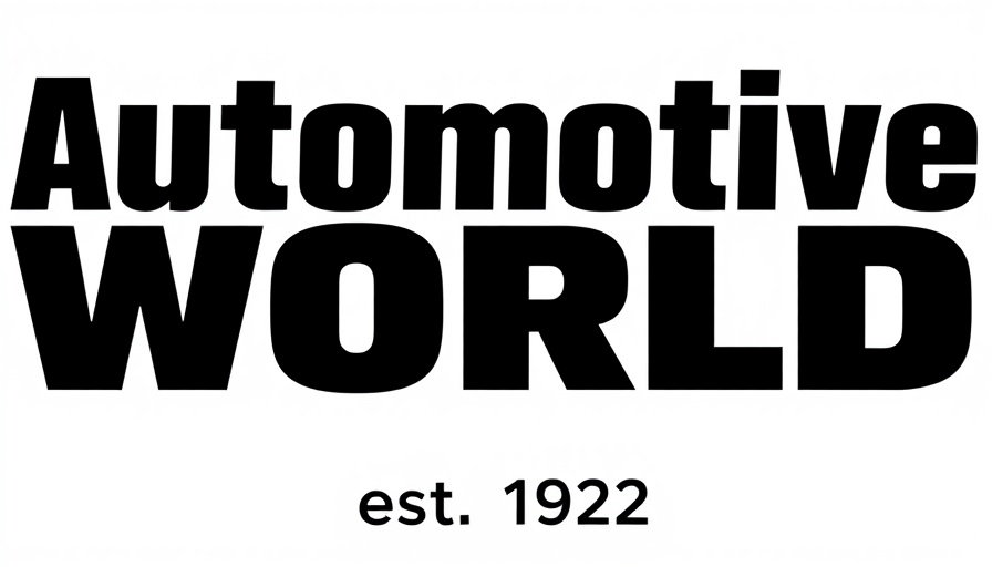 Automotive World logo, BMW Panoramic iDrive.