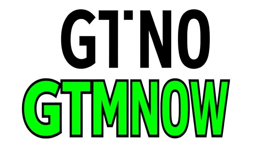 GTMnow logo in black and green, modern style for Guy Yalif