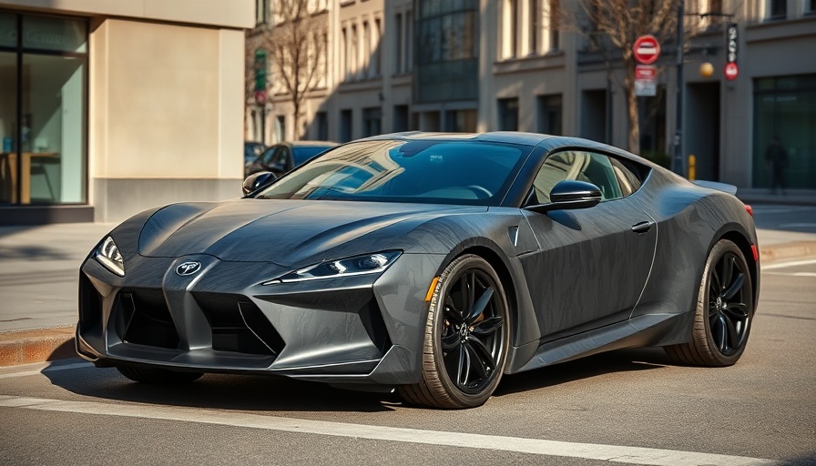 Prototype car under wraps showcasing Mazda RX-7 preservation.