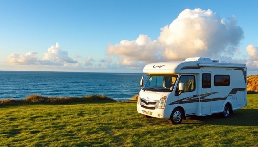 Scenic coastal RV with ocean view representing RV securitization
