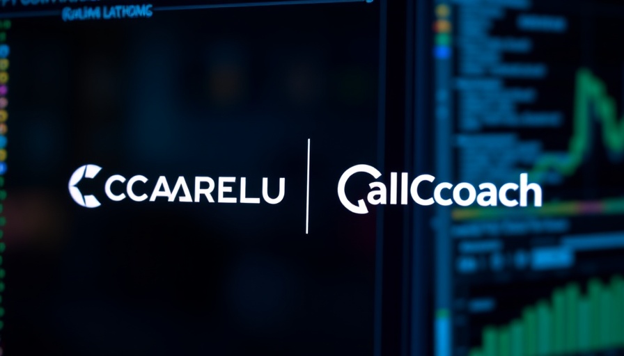 Call analytics logos and interface for CALLREVU and CallCoach.