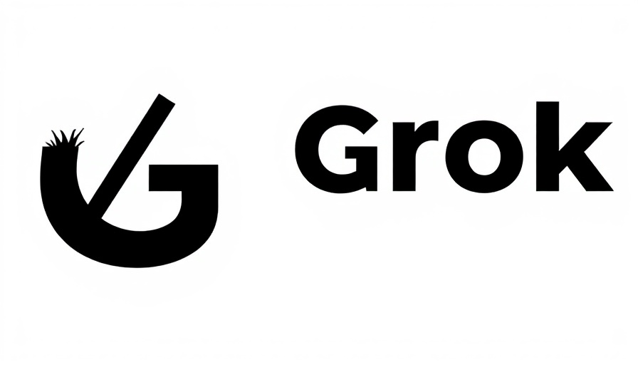 Grok iPhone app logo with yellow background