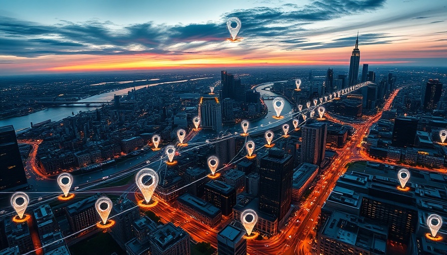 Connected city skyline at dusk symbolizing bank regulations.