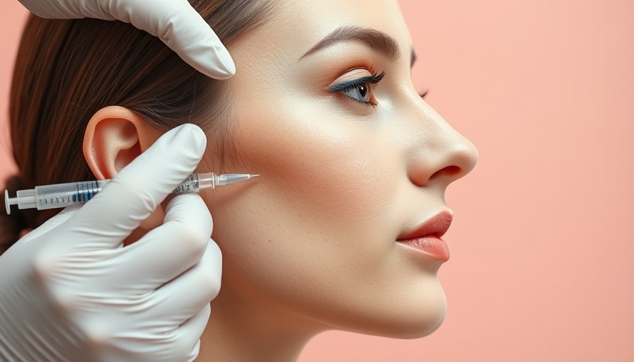 Sculptra injection procedure with focus on care and precision.