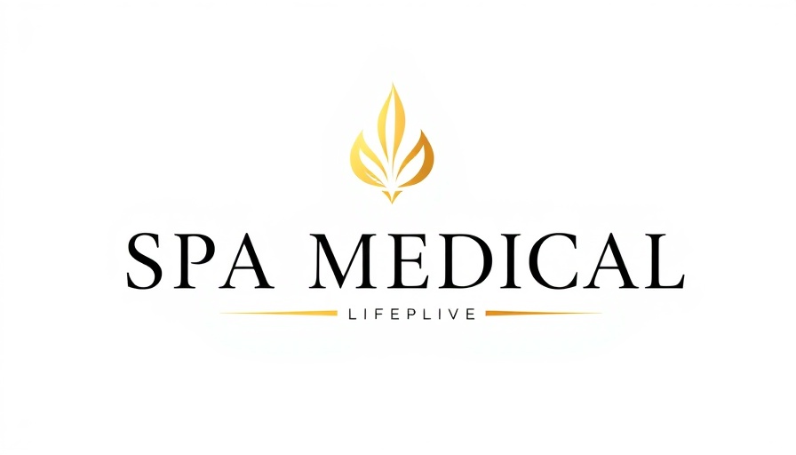 Elegant Spa Medical logo in black and gold.