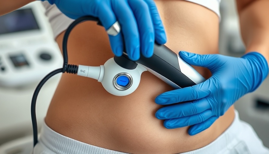 CoolSculpting Elite treatment in a clinic setting.