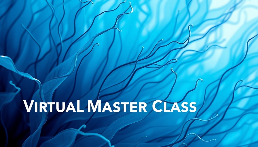 Virtual master class on dermaplaning with sea-inspired visuals