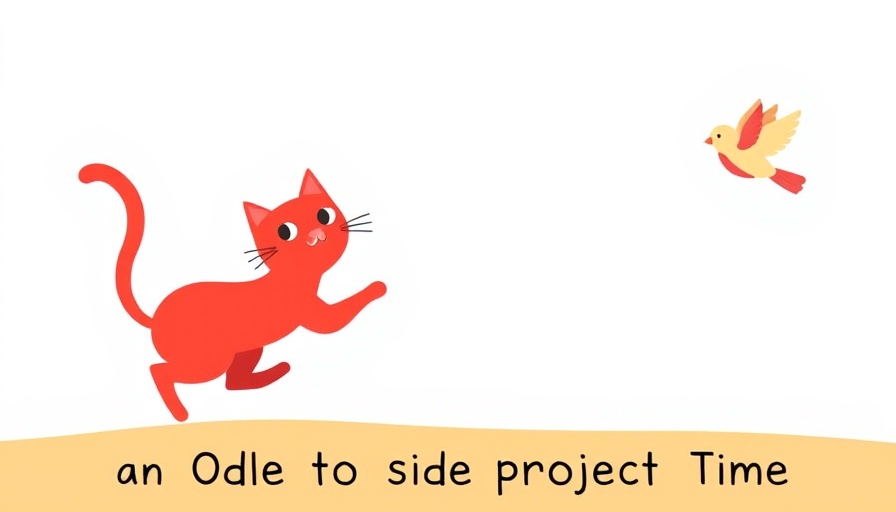 Cover image for article on side project time featuring playful cat illustration.