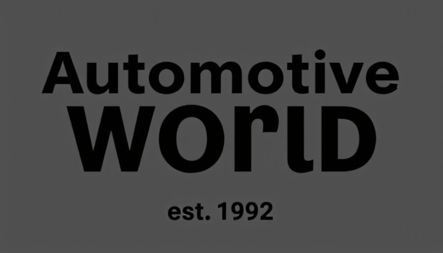 Automotive World text logo with year est. 1992