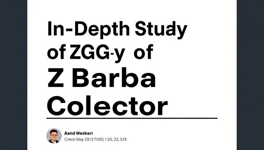 Z Garbage Collector article header with title and author details