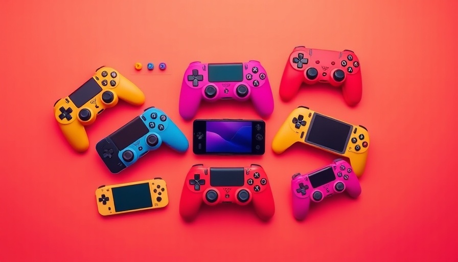 Colorful collage of gaming consoles for indie games.