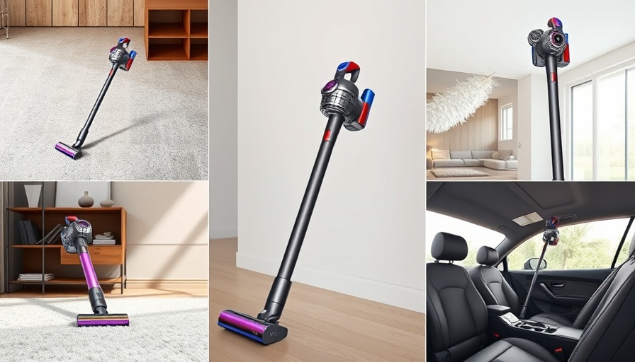 Dyson Digital Slim vacuum in action across various surfaces.