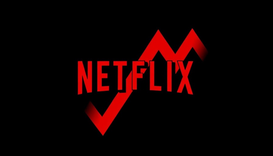 Bold Netflix logo highlighting price increase trend