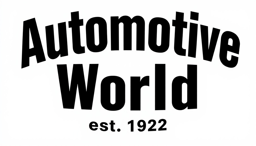 Automotive World logo with est. 1992, bold design