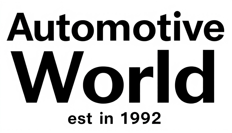 Automotive World logo text, established 1992