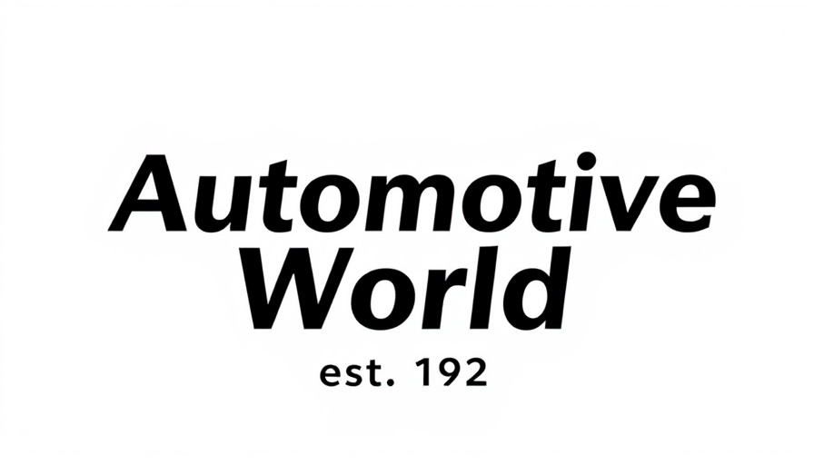 Automotive World logo est. 1992, bold and modern design.