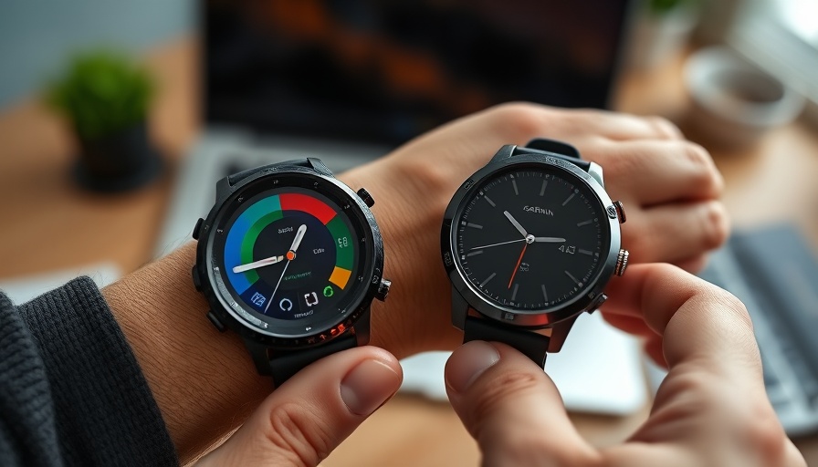 Two Garmin watches displaying time and metrics, showcasing Garmin watch issues.