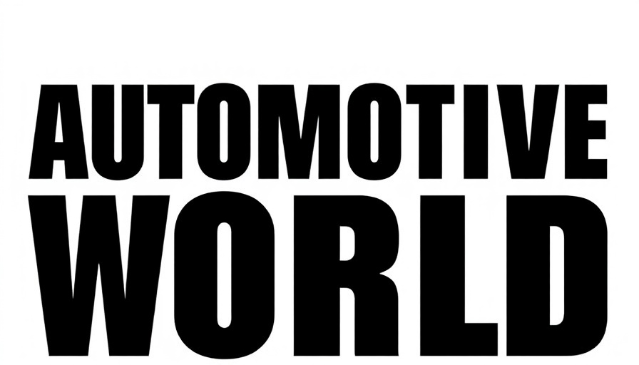 Automotive World logo, black text, established 1992