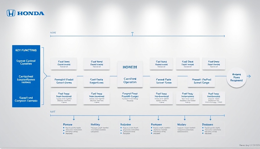 Honda organizational changes chart with future structure.