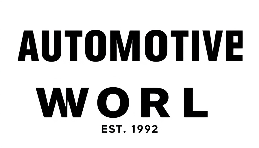 Logo of Automotive World est. 1992 on white background