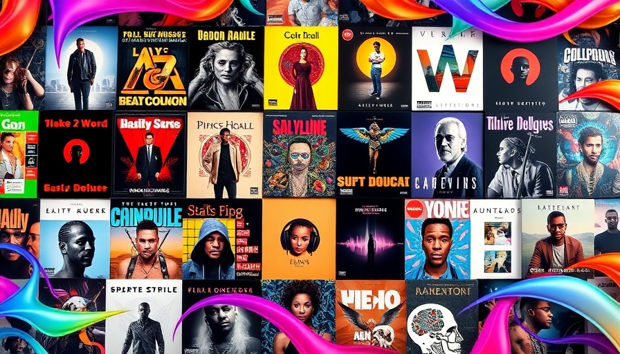 Amazon Music Unlimited vibrant album collage with diverse artists.