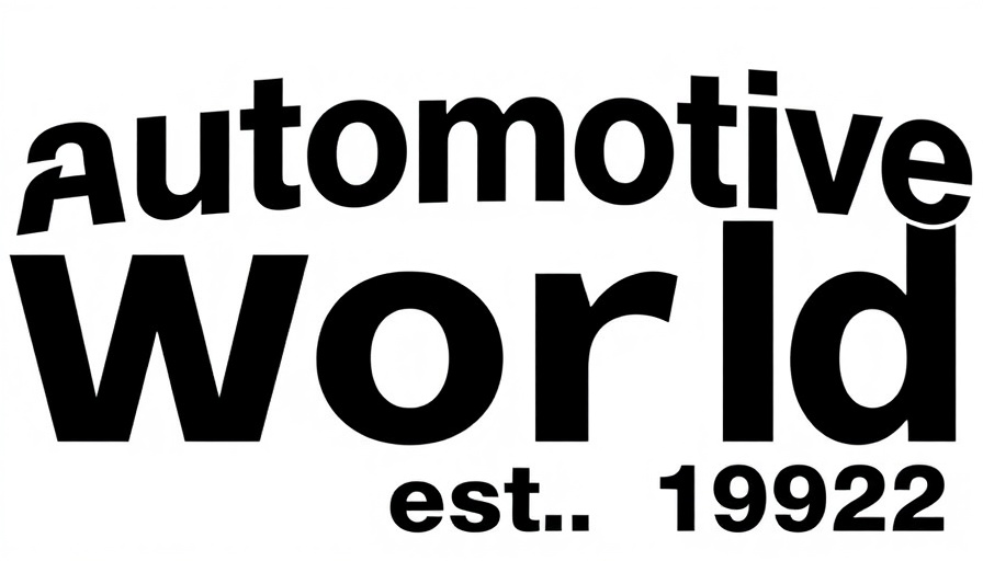 Automotive World logo, simple black text