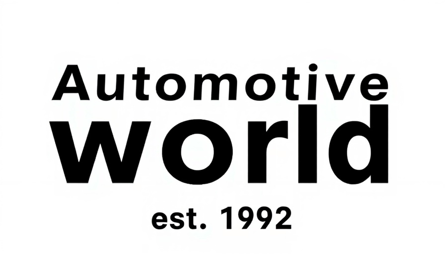 Chicago Auto Show - Automotive World logo design.