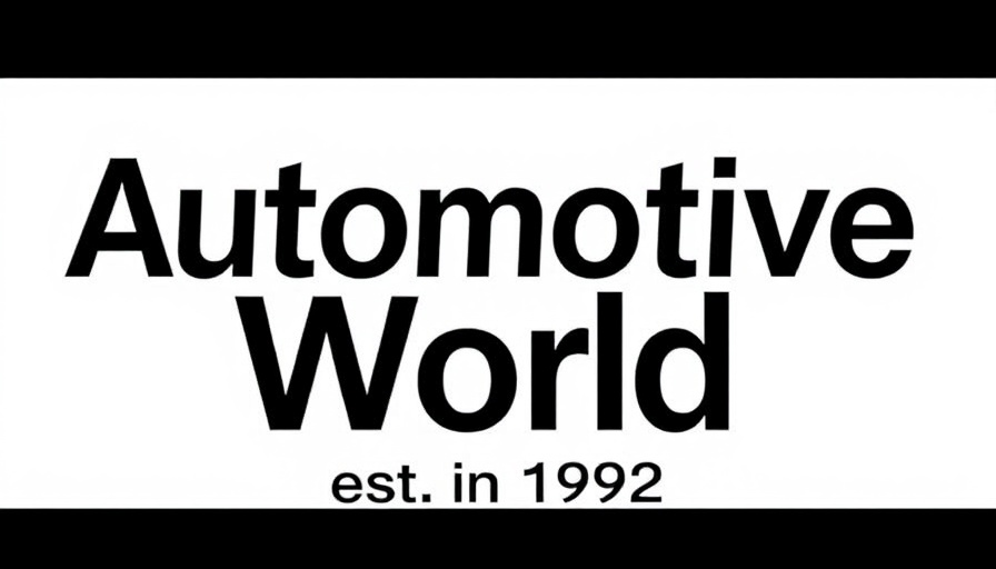 Logo for Automotive World established in 1992.