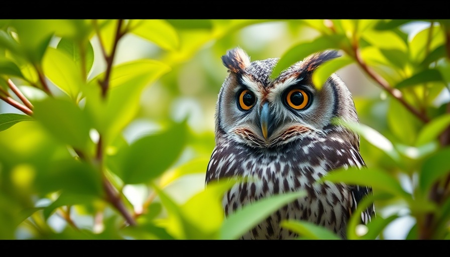 Inquisitive owl in tree promotes effective questioning.