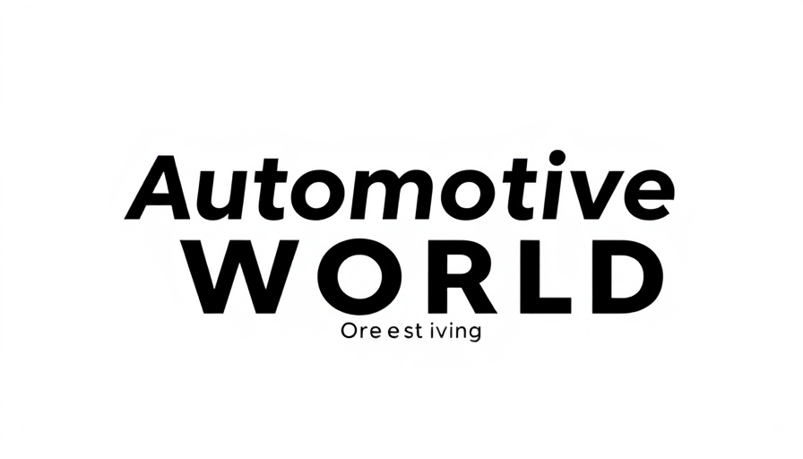 Automotive World logo established 1992, minimalistic style