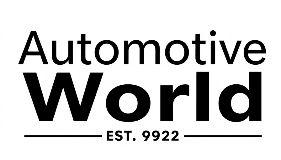 Automotive World logo, est. 1992, black text.