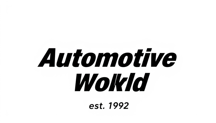 Logo for Automotive World est. 1992.