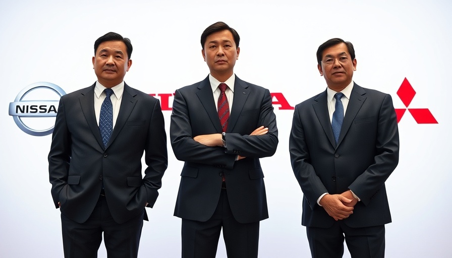 Executives at conference amidst Nissan Honda merger collapse