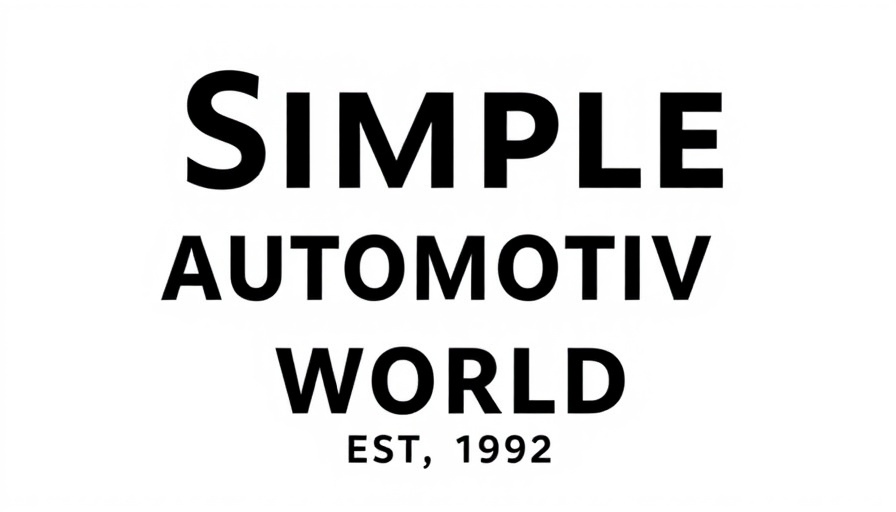 Automotive World logo in bold black font, est. 1992.