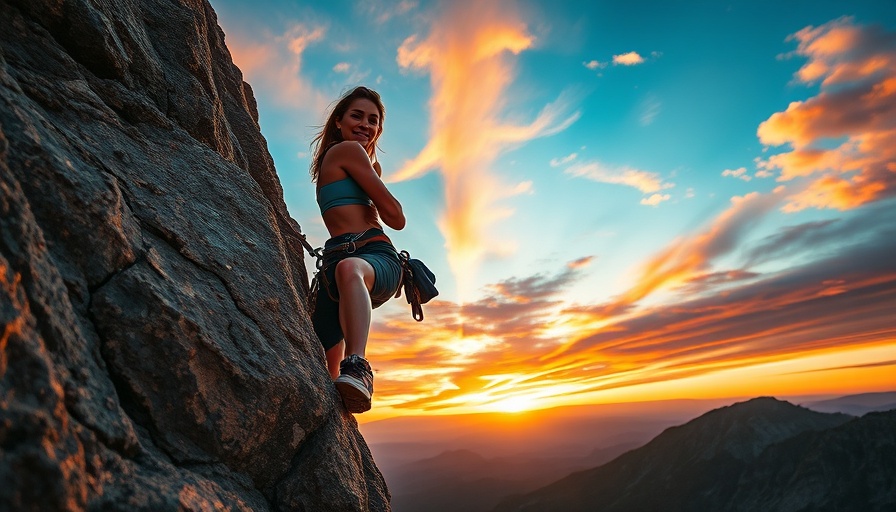 Aspercreme Act Your Age Campaign featuring rock climber.