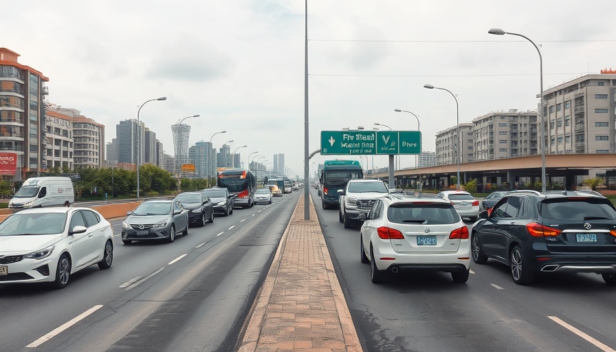 Urban traffic scene illustrating high LTV challenge for refinancing auto loans.