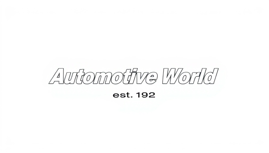 Automotive World logo, established 1992, bold font.