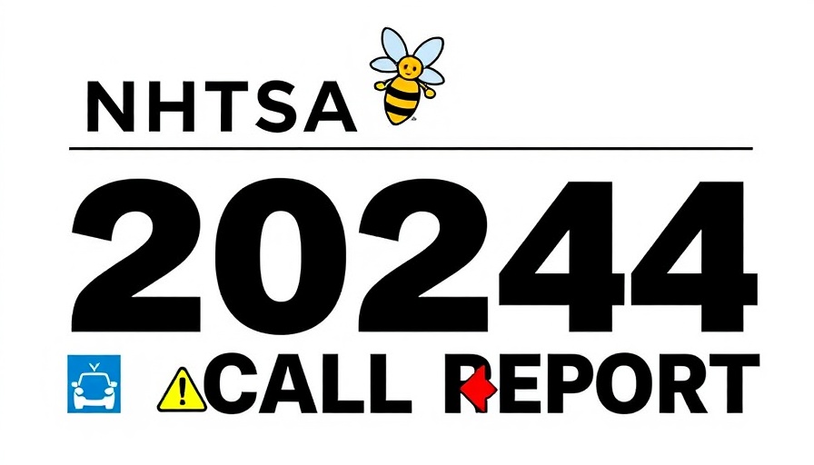 Informative NHTSA 2024 recall report graphic for Vehicle Safety Recalls Week.