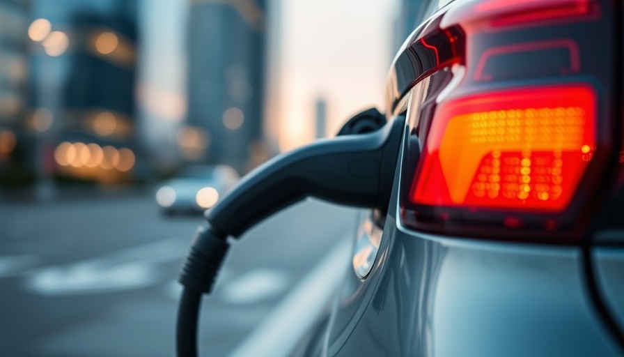 EV charging plug connected to vehicle tail light highlighting Costco EV Marketplace.