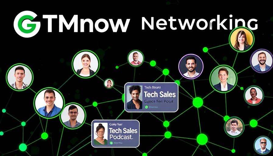 Tech-themed banner with GTMnow logo and content on SaaS exits.