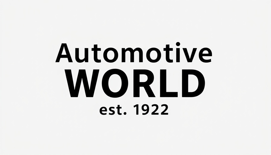 Automotive World est. 1992 logo for auto sales training.